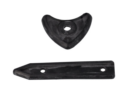 Front bonnet handle base gasket set. Porsche 356A - 64455900300, 35658315, 54058316